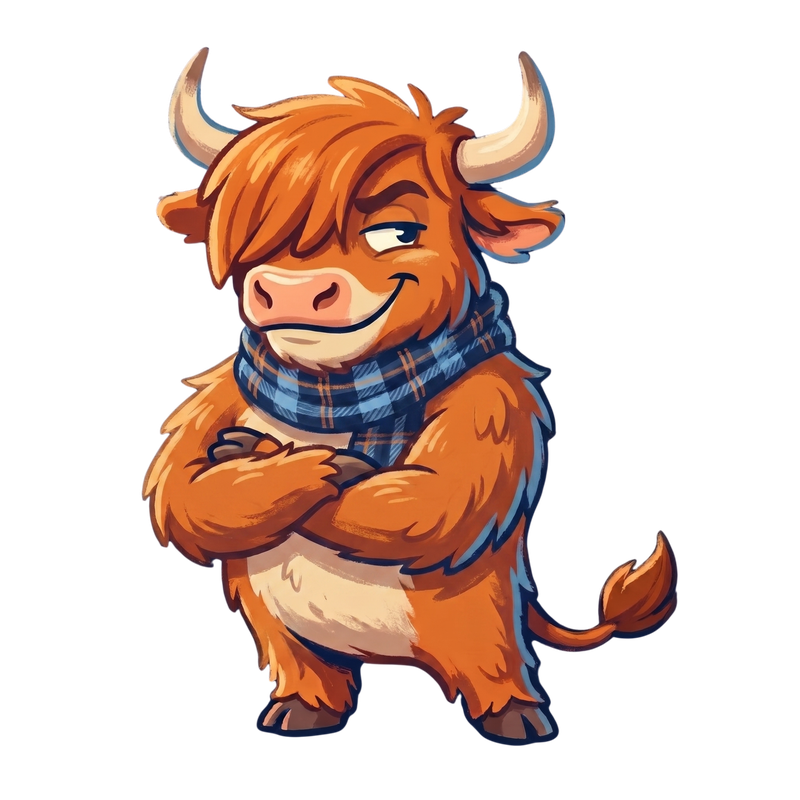 The Whit Did Ye Say? coo mascot, looking cheeky