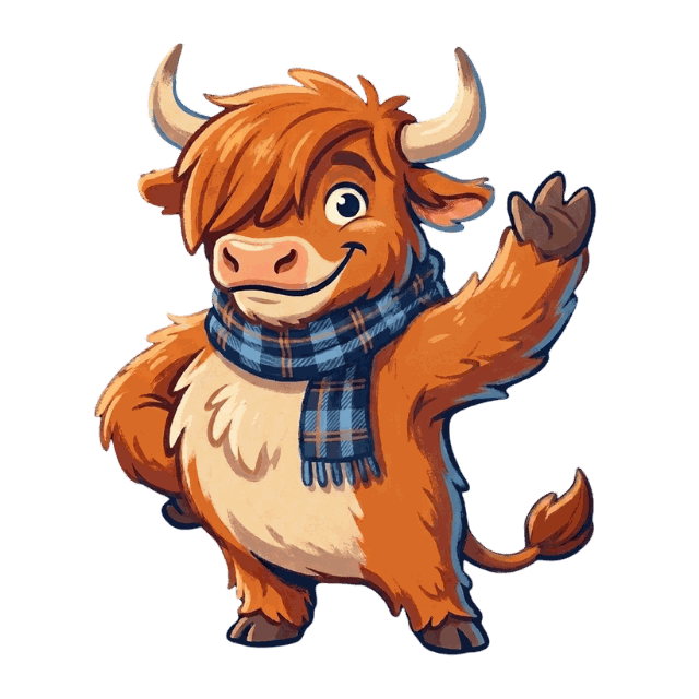 The coo giein ye a wave